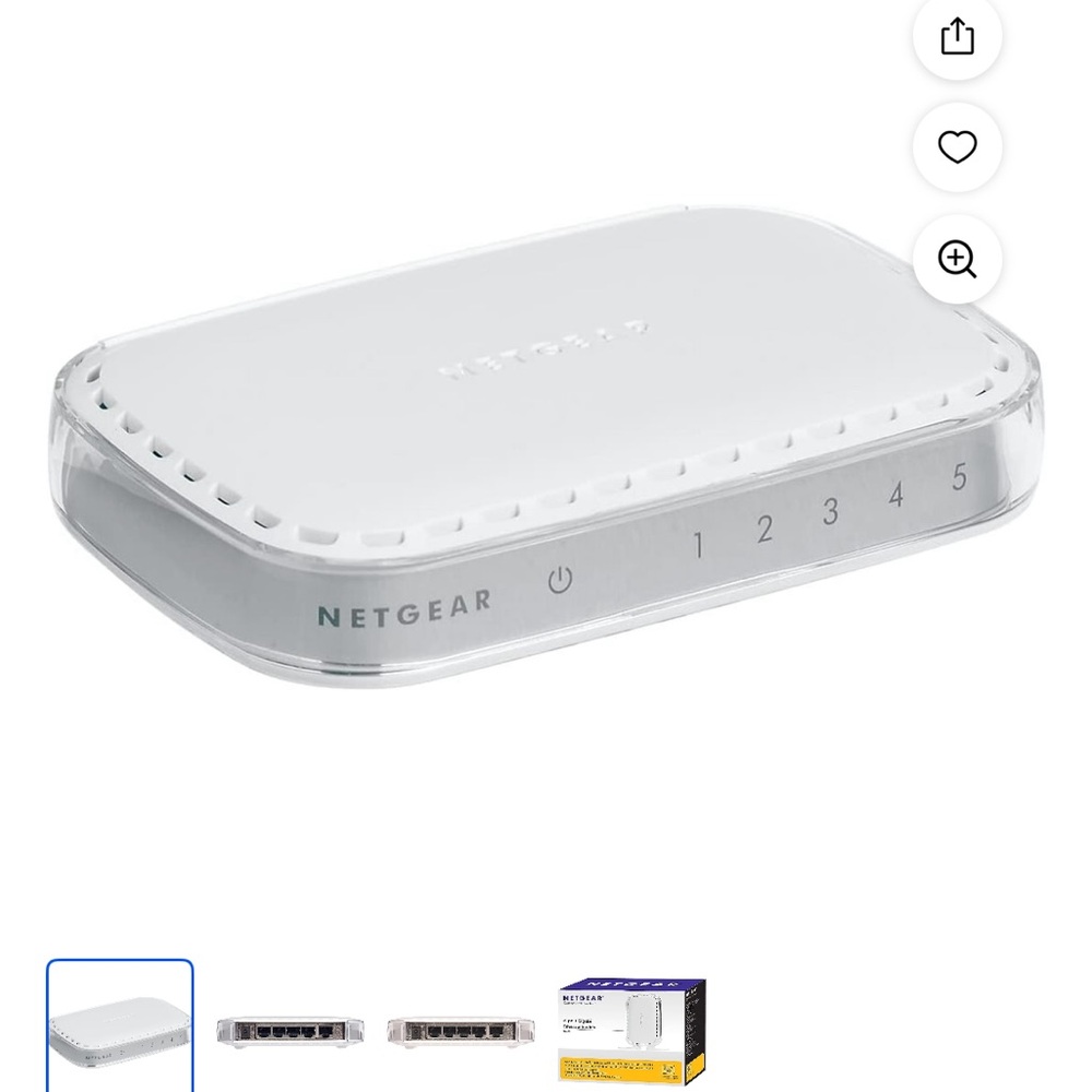 NETGEAR 5 port switch